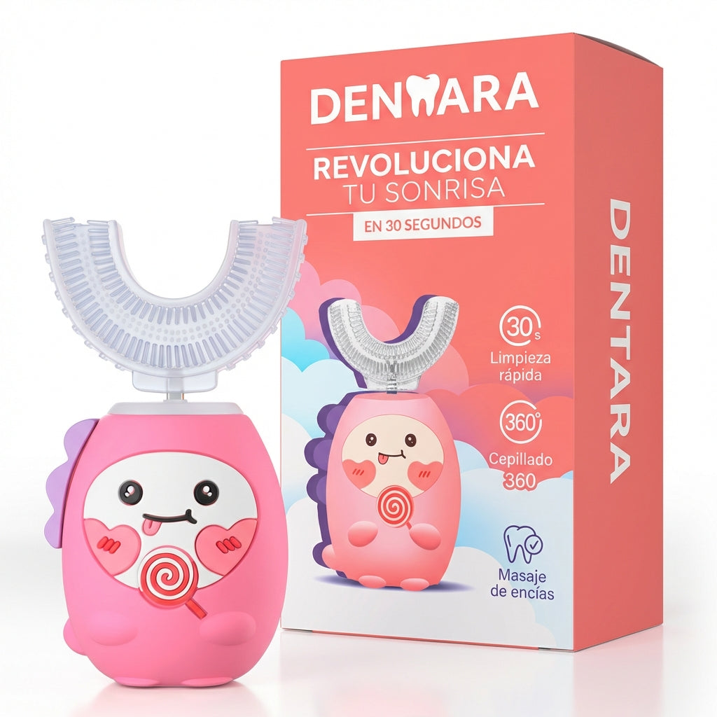 Dentara Niños - Dientes Limpios en 30 Segundos y Cepillado sin Esfuerzo