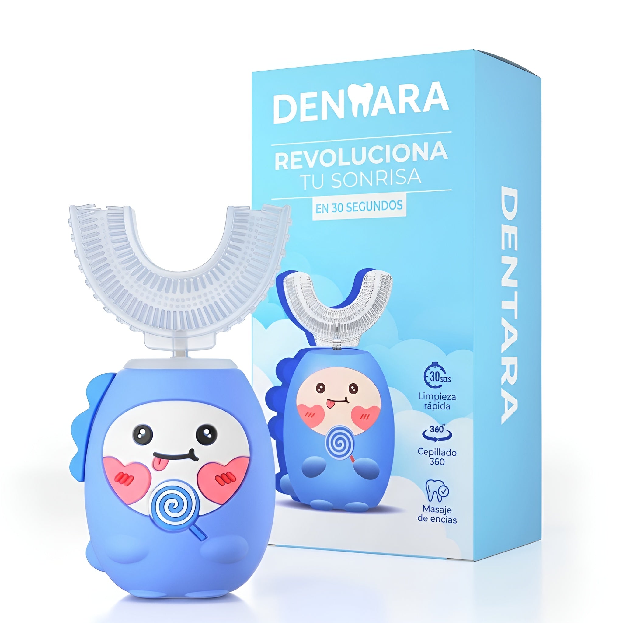 Dentara Niños - Dientes Limpios en 30 Segundos y Cepillado sin Esfuerzo