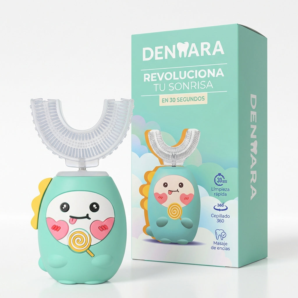 Dentara Niños - Dientes Limpios en 30 Segundos y Cepillado sin Esfuerzo